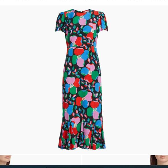 RHODE Multicolor Floral Maxi Dress - Picture 1 of 4